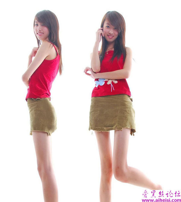 上海街头上穿着流行时装的女孩儿