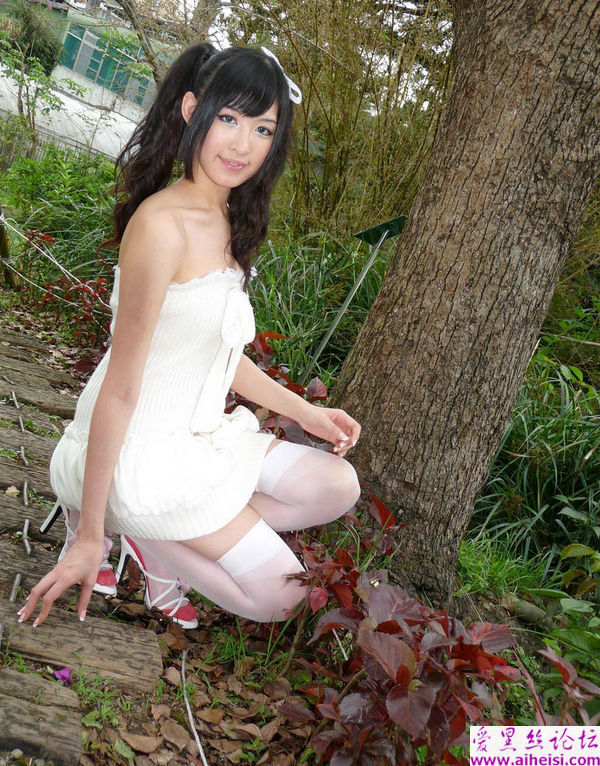 植物园外拍可爱的娇女