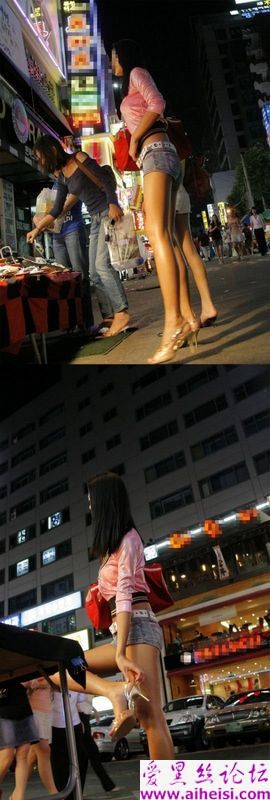 大街上随便拍美腿