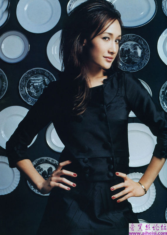美越混血儿美女明星李美琪(Maggie_Q)图片