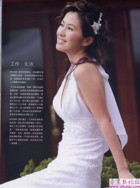 获得国际华裔小姐冠军和“最具古典美态奖”的叶璇写真图
