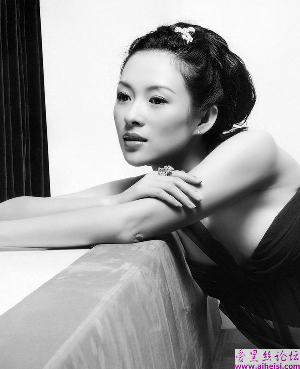 魅力东方女-章子怡高清黑白写真