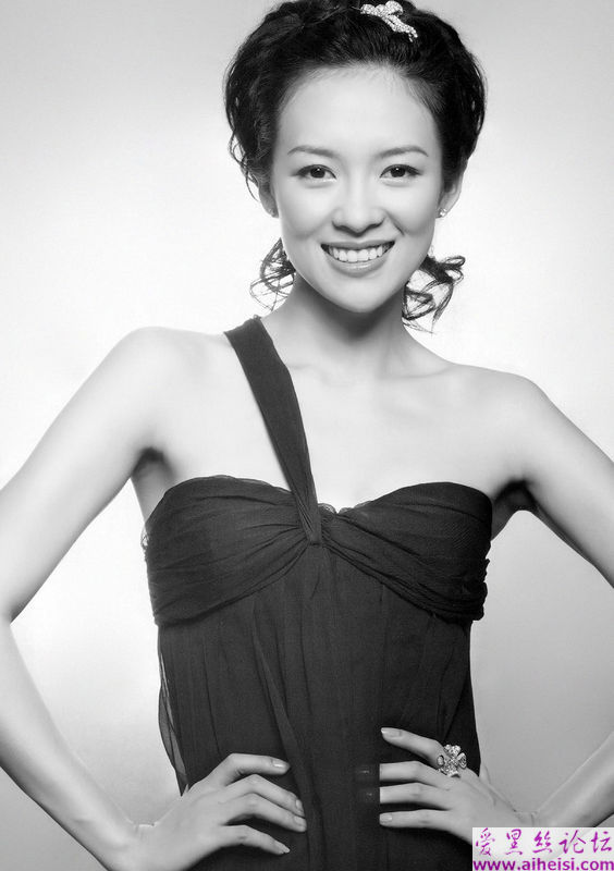 魅力东方女-章子怡高清黑白写真