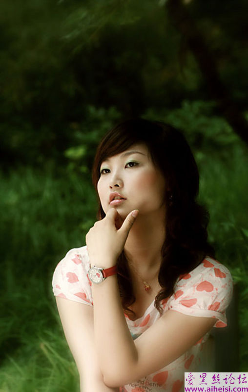 一位平凡的happy女生写真