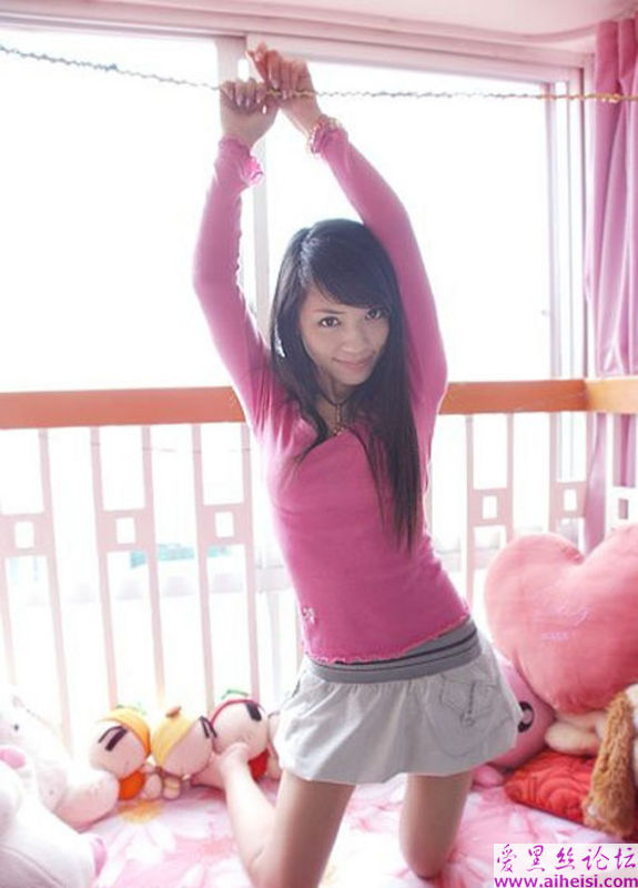 上海美腿少女粉红写真系列