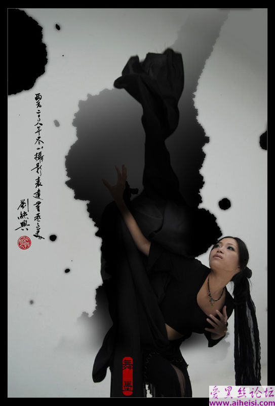 唯美水墨美人艺术写真