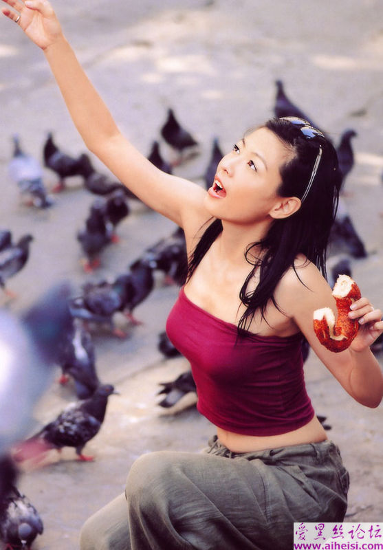 外国留学生美女的快乐照片