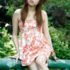 大美女小涵最新清爽裙装写真