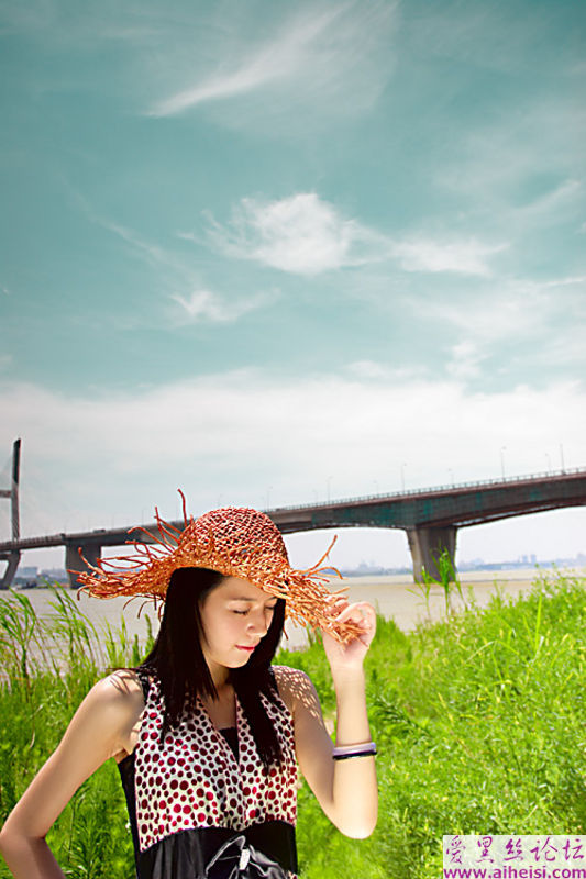大自然的美丽少女