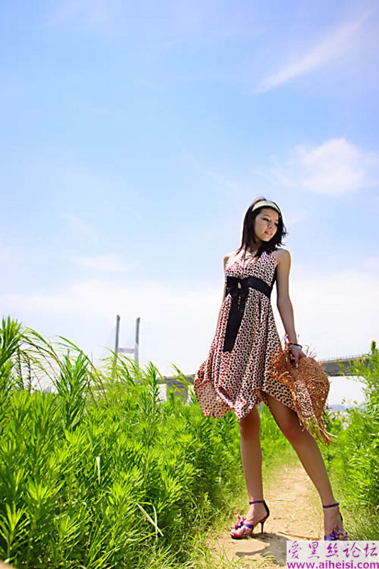 大自然的美丽少女