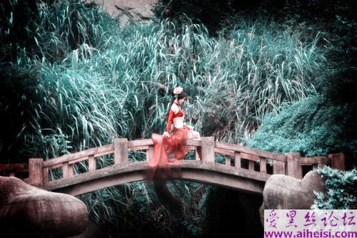性感T裤貂蝉二 外景照
