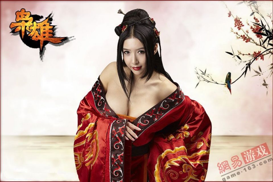 张婉悠性感复出，为《枭雄》COS貂蝉