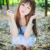 清纯可爱的猫系女生森林唯美写真