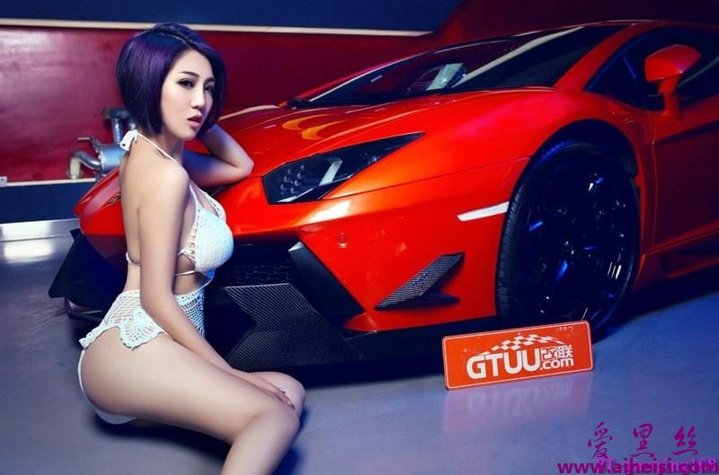 性感车模王尔琳与LP700奢华之夜魅力摄影