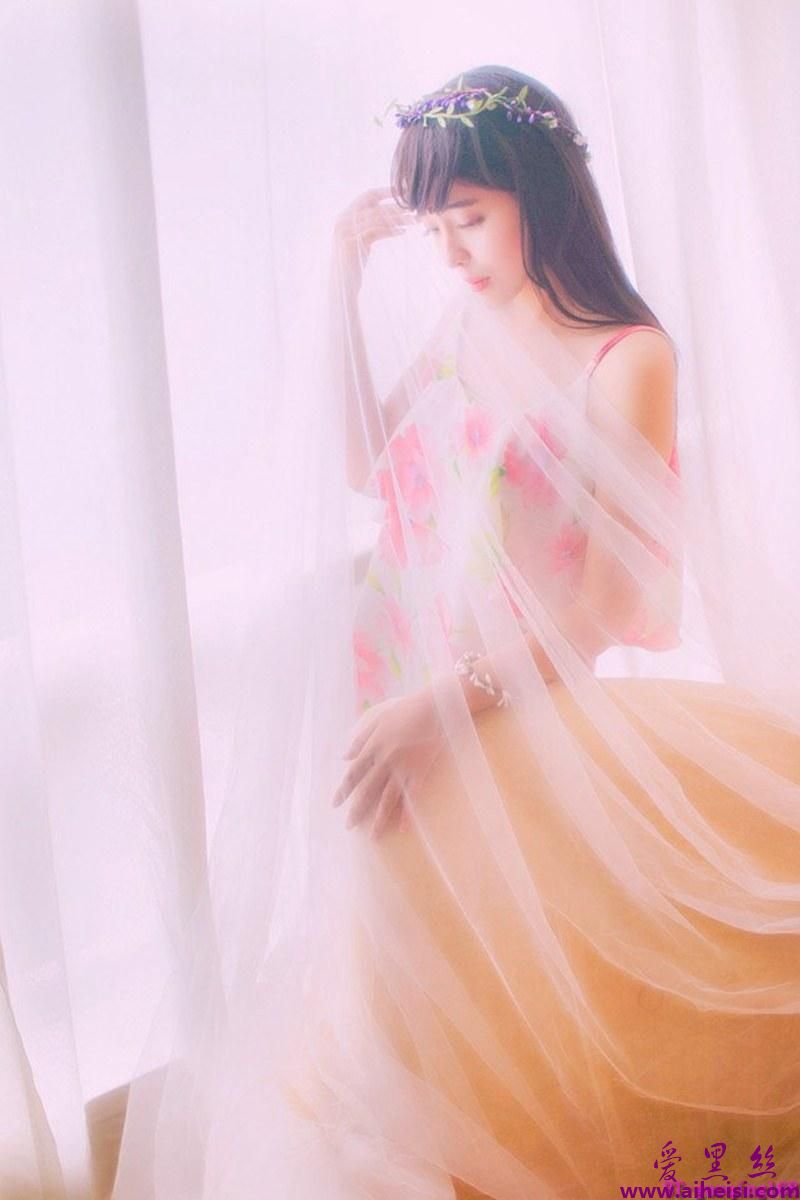 治愈系校花美女清新脱俗朦胧摄影