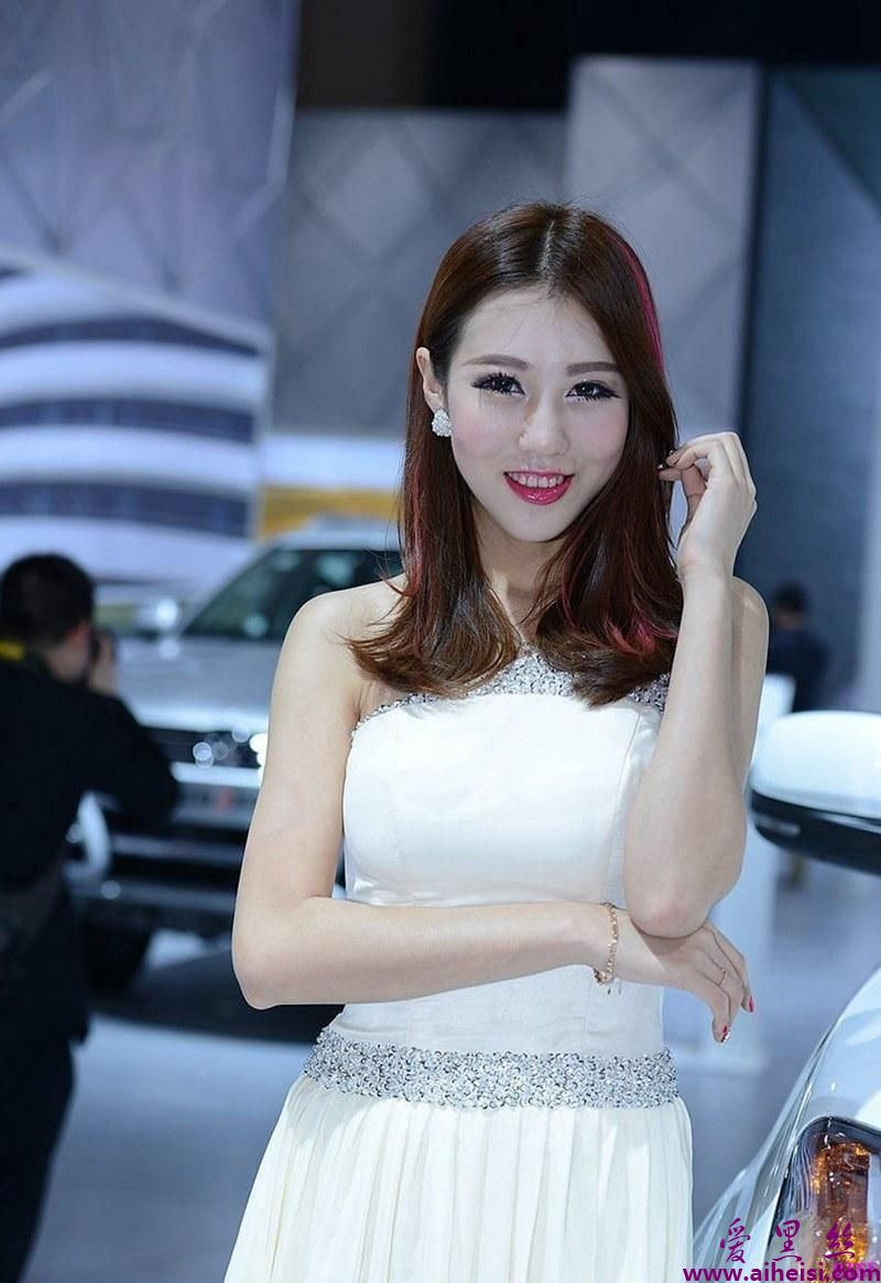 北京车模车展妩媚摄影图片