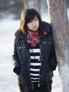 一位哈尔滨女孩的生活写真照片