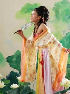 情意绵绵的荷花仙子